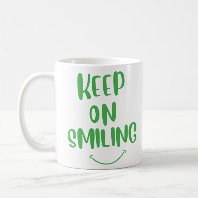Mug Continuez À Sourire (Gauche)