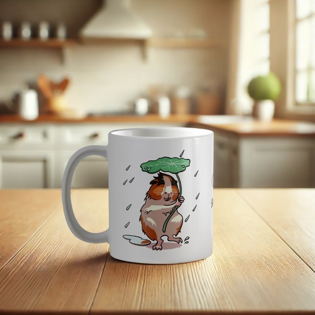 Mug Continuez À Sourire Heureux Cochon De Guinée Profi (Créateur téléchargé)