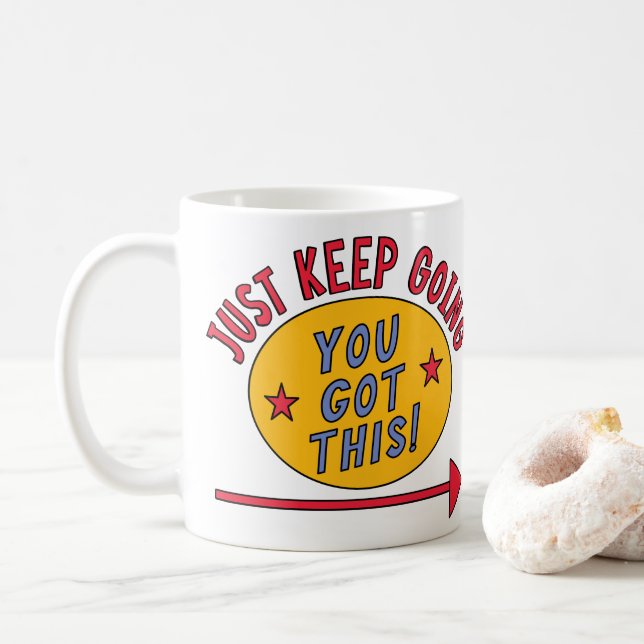 Mug Continuez simplement (Avec donut)