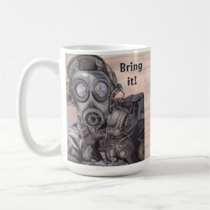 Mug Contre-catastrophe de guerre prépper café cadeau d