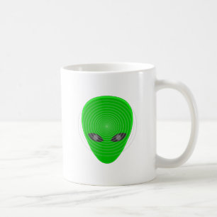 Mug Contrôle mental de la tête de l'Alien