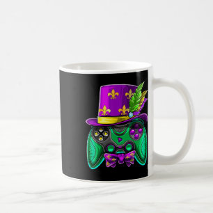 Mug Contrôleur de jeu vidéo Mardi Gras Jester Casquett