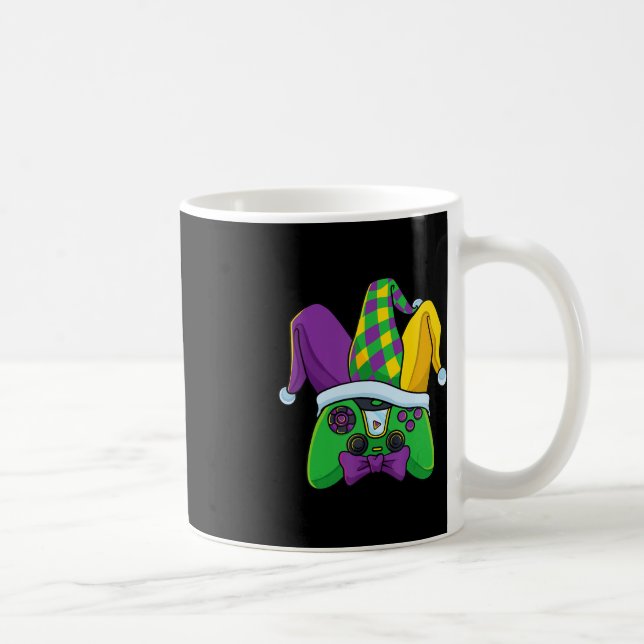 Mug Contrôleur de jeu vidéo Mardi Gras Jester Casquett (Droite)