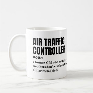 Mug Contrôleur de la circulation aérienne - Définition