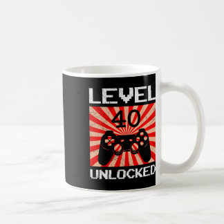 Mug Contrôleur niveau 40 débloqué Retro Gamer Vid d'an