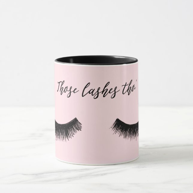 Mug Conversation Lash - Ces Lashes Tho' (Centre)
