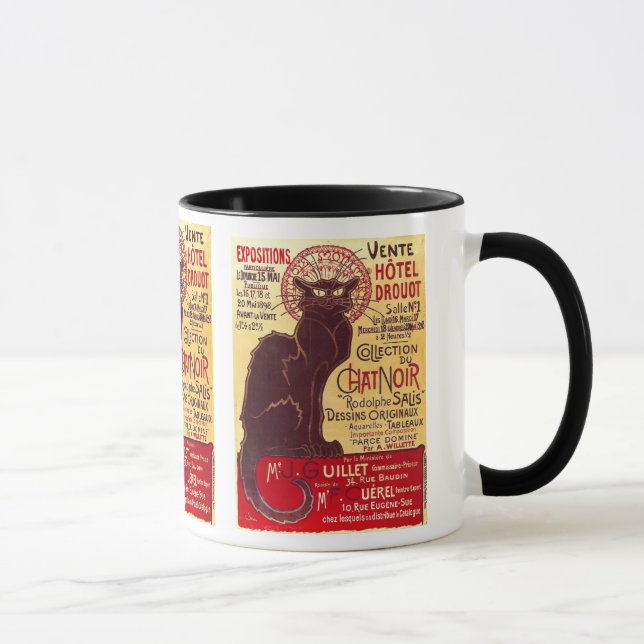 Mug Conversation vintage Noir, Vente Hôtel Drouot Stei (Droite)
