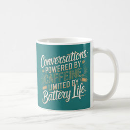 Mug Conversations alimentées par la caféine
