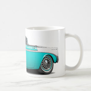 Mug Convertible 1956 Turquoise-Blanc de Chevy Belair