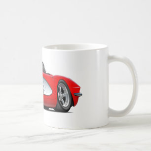 Mug Convertible 1961 rouge de Corvette