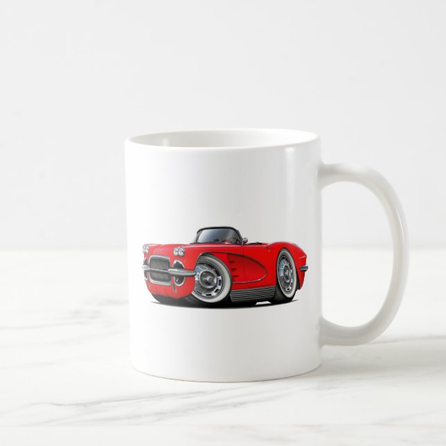 Mug Convertible 1962 rouge de Corvette (Droite)