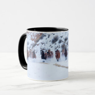 Mug Convoi de chevaux Cowboy Ranch Hideout, Shell, W