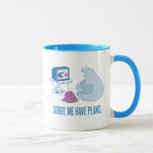 Mug Cookie Monster Désolé, J'Ai Des Plans