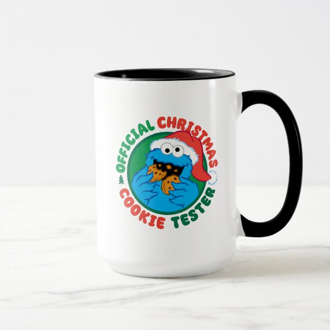 Mug Cookie Monster | Tester officiel de biscuits de No (Droite)