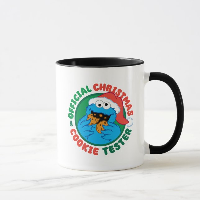 Mug Cookie Monster | Tester officiel de biscuits de No (Droite)