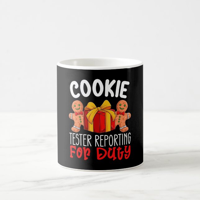 Mug Cookie Tester Reporting Pour Devoir Drôle Noël (Centre)