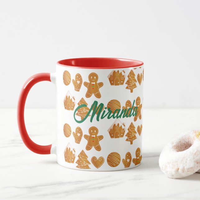 Mug Cookies en pain d'épice de Noël (Avec donut)