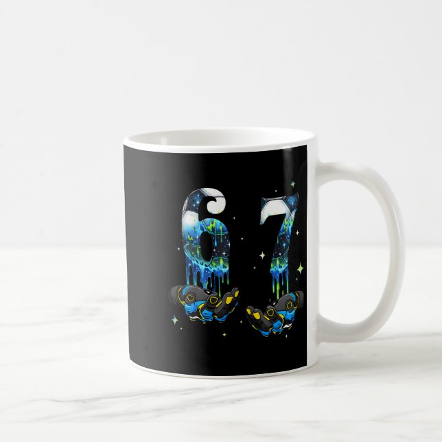 Mug Cool 67 Six Seven Meme Soccer Football Drip Boys K (Droite)