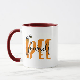 Mug Cool Bee Yourself cadeau personnalisé pour femme a