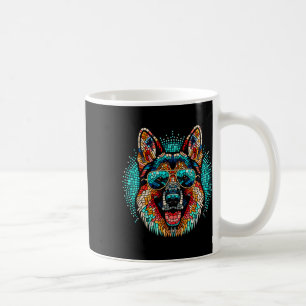 Mug Cool berger allemand chien mosaïque Art Style Chri