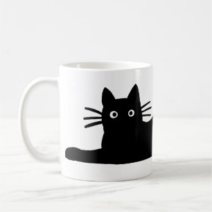 Mug Cool Black Kitty Chat Fun Feline Lover's Cute