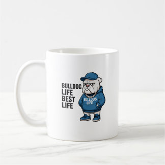 Mug Cool English Bulldog Life Cartoon