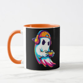 Mug Cool Halloween Ghost Gamer