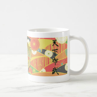 Mug COOL JAPAN SAMURAI KAMON KANJI TENKAFUBU! Oda