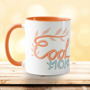 Mug Cool Maman Lettrer la main Fête des Mères