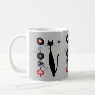 Mug Cool moderne de l'ère rétro atomique du milieu d