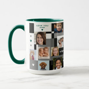 Mug Cool Moderne Famille Cadeau Ajouter 18 Photos Aime