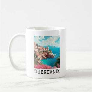Mug Cool Retro Classique Dubrovnik Croatie