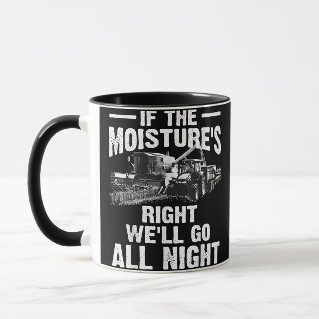 Mug Cool si l'humidité juste fermier cadeau Funny Far (Gauche)