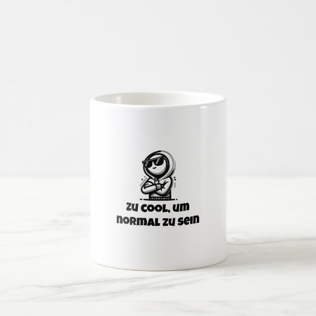Mug Cool Zu, um normal zu sein (Centre)