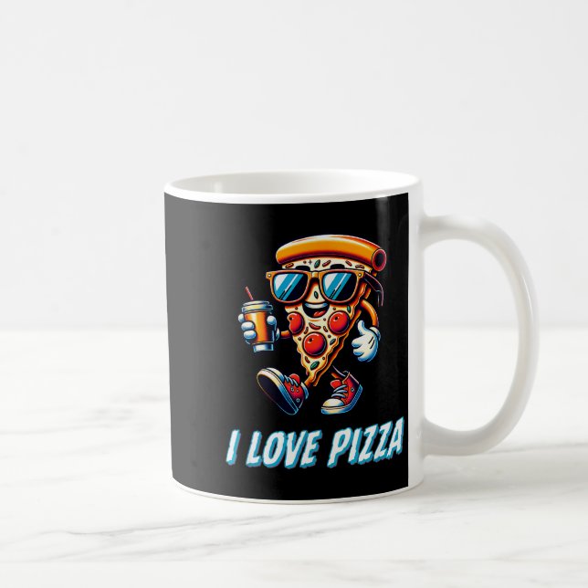 Mug Cool Zza Slice Funny Food Lovers Kids Men And Wome (Droite)