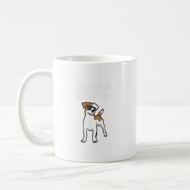 Mug Coolest Jack Russel Papa (Gauche)