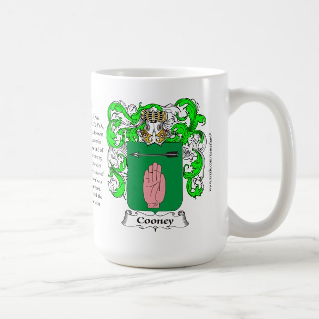 Mug Cooney, l'origine, la signification et la crête (Droite)
