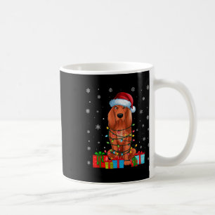 Mug Coonhound Chien moche Noël illumine Père Noël Coon