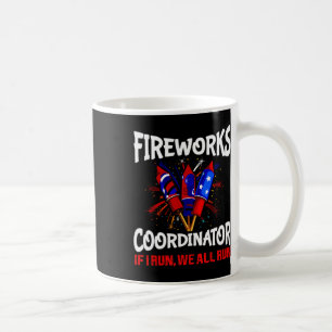 Mug Coordinateur Fireworks Si je cours, nous exécutons