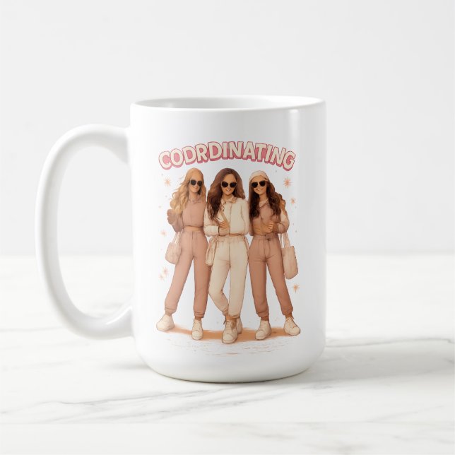 Mug Coordinating Outfit Aesthetic Besties Vibes (Gauche)
