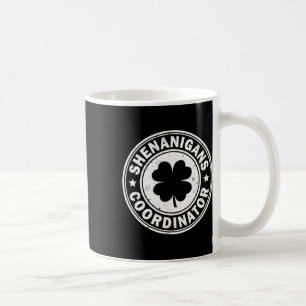 Mug Coordonnateur de Shenanigans St Patricks Day Shamr
