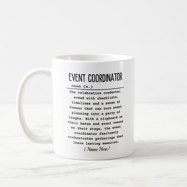 Mug Coordonnateur des événements (Gauche)