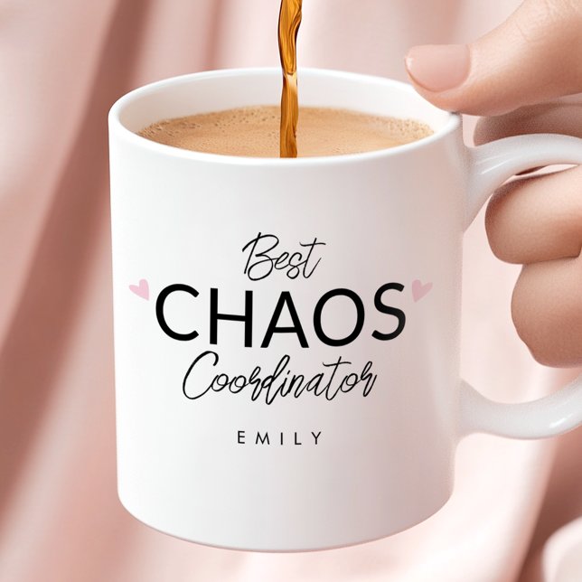 Mug Coordonnateur du chaos personnalisé (Créateur téléchargé)