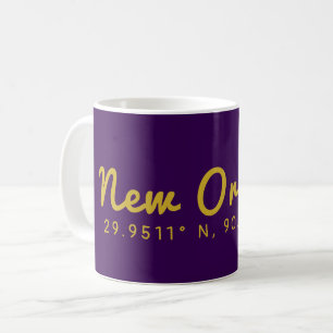 Mug Coordonnées de la Nouvelle-Orléans
