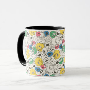 Mug Copains de Rue Sésame   Motif principal grosse têt