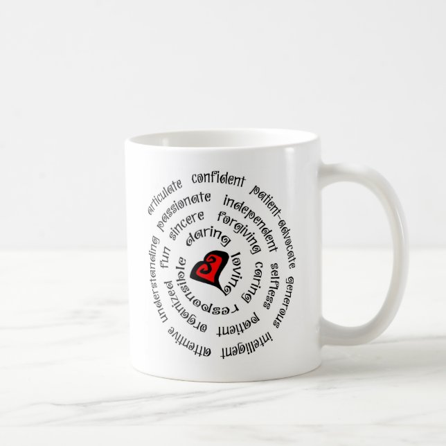 Mug copie d'infirmière de coeur (Droite)
