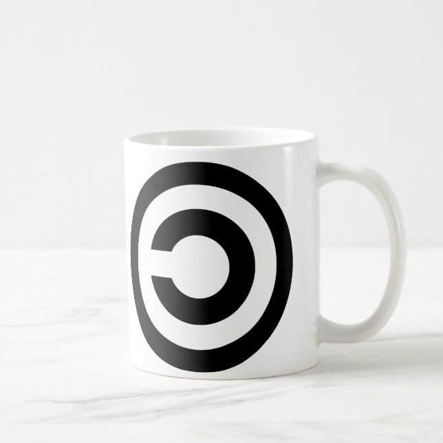 Mug Copyleft - l'information veut être libre (Droite)