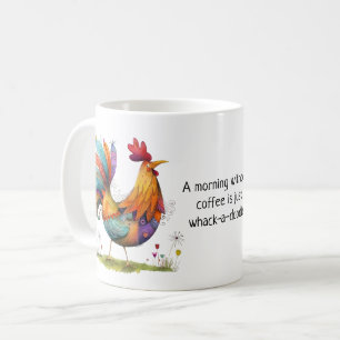 Mug Coq Fantaisiste Humour Café - Drôle