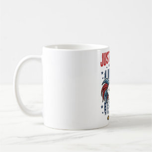 Mug Coq Patriotique Feu d'Artifice Design de Chemise V
