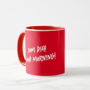 Mug Coq portugais Bom dia - Citation du matin